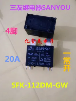 Röle SFK-112DM-GW 12VDC 4 ayaklı 20A normalde açık