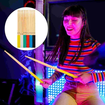 Davul sopa perküsyon Drumsticks enstrüman aksesuar aracı ahşap aletleri kaynağı ışık müzikal