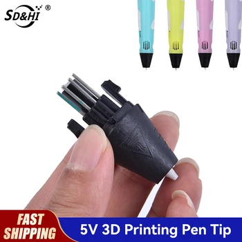 50mm + 35mm Yazıcı Kalem enjektör kafası Memesi İkinci Nesil 3D 5V Baskı Kalem Parçaları