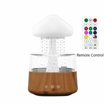 Yağmur Bulutu Su Damlası Hava Nemlendirici AROMA YAYICI uçucu yağ Taşınabilir USB Sis Parfüm Sprey Araba Yatak Odası Ev İçin LED Lamba