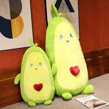 50/70/90/110cm Karikatür Avokado peluş yastık Oyuncak Sevimli Doldurulmuş Bitkiler Meyve Peluş Yastık Anime Yumuşak Çocuk Oyuncakları Kawaii RoomDecor