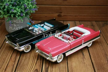 1/18 1955 PACKARD KARAYİP Yol İmza Metal pres döküm model oyuncak arabalar Hediye Kırmızı / Siyah Ekran Koleksiyonu Siyah / Kırmızı