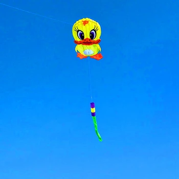 ücretsiz kargo yüksek kalite 6 m dev ördek yumuşak uçurtma yırtılmaz naylon kumaş uçurtma weifang festivali büyük uçurtma tekerlek gökyüzünde yürümek oyuncaklar