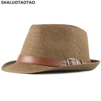 Moda Bahar Yaz Nefes erkek Fedoras Açık Hasır Şapka Tuhafiye Turizm plaj şapkaları Panama Kova Şapka Yeni Güneş Şapka