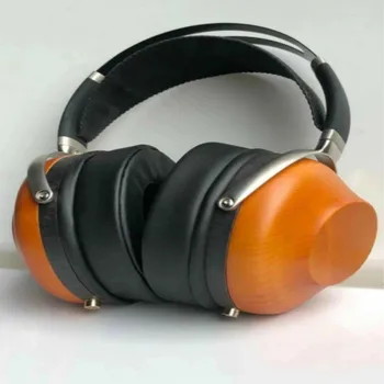Hifi 50mm Büyük Kulaklık Konut Ahşap 32ohm Kulaklık Sürücüsü High-end Aşırı Kulak kulaklık kutusu Kapak Ses Kablosu İle Yeni Gelenler