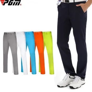 PGM Otantik Golf Pantolon Erkekler Su Geçirmez Pantolon Yumuşak Nefes Golf Giyim Yaz Boyutları Xxs-xxxl KUZ005