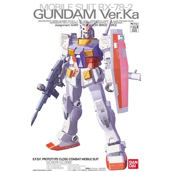 Orijinal Bandaı Gundam Anime Figürü MG 1/100 RX-78-2 Hazır Oyuncu Bir GUNDAM 2.0 Ver.Ka Montaj Modeli Anime Aksiyon Figürleri Oyuncaklar