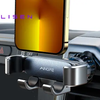 AİNOPE Telefon Dağı araba için tutucu Havalandırma 2023 Yükseltme Yerçekimi Araç telefon tutucu yuvası Klip ile Otomatik Kilit Eller telefon tutucu Araba