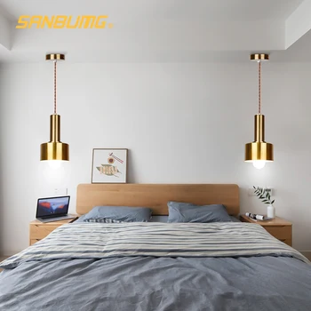 Modern kolye ışık Kuzey Avrupa demir yaratıcı basit avize kapalı ev yemek odası başucu yatak odası oturma odası aydınlatma