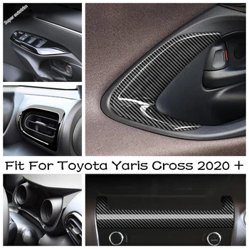 Pano Ekran Paneli / Pencere Kaldırma / Kolu Kase / Yan Hava AC Vent Kapak Trim Aksesuarları Toyota Yaris İçin çapraz 2020 - 2022