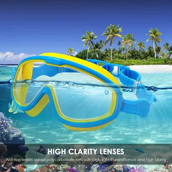 Yıl Çocuklar Hiçbir Sızıntı Çocuk Su Geçirmez Su Sporları Yüzme Aksesuarları Yüzmek Gözlük yüzme gözlükleri Yüzmek Gözlük