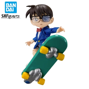 Stokta Orijinal Bandaı SHFiguarts Dedektif Conan Edogawa Conan Aksiyon Figürü Anime Koleksiyon Kutulu Model Bebekler Oyuncaklar Hediye