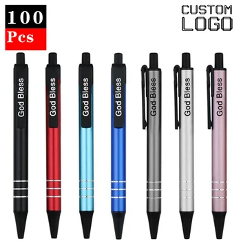 100 Adet Kişiselleştirilmiş Baskı Renkli Logo Nötr Kalem Çeşitli Stilleri Fonksiyonel Kalem İş Reklam İmza Kalemler Toptan