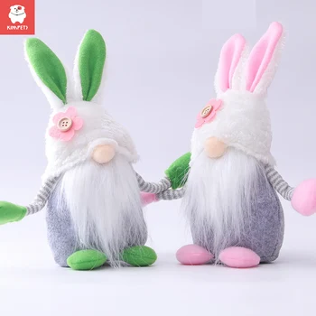 KİMPETS 2021 Yeni Ürün Paskalya Elf Tavşan Meçhul Bebek Cüce Bebek Dekorasyon Ev Dekorasyon Ürünleri peluş oyuncaklar
