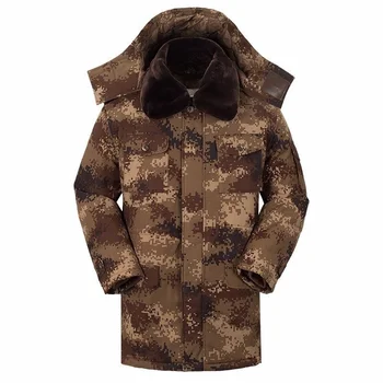 Erkekler Kış Açık Kamp Avcılık Askeri Palto eğitim ceketi + Astar Taktik Kamuflaj Su Geçirmez Rüzgar Geçirmez Rüzgarlık