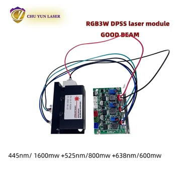 RGB5w rgb1w 2w 3w 4w 5w renkli lazer modülü ile güç kaynağı TTL ve ANALOG isteğe bağlı
