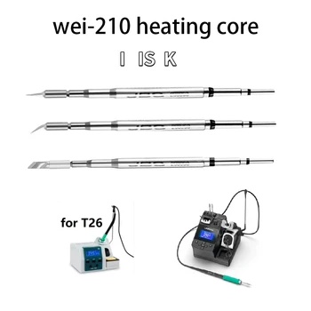 Kaisi Lehim Wei - 210 ısıtma Çekirdek Ucu Sıcak Elektrikli Taşınabilir havya Aksesuarları Anakart JBC T210 İpuçları Seti