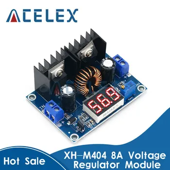 1 ADET MH-ET canlı LED Voltmetre PWM Ayarlanabilir 4-36V İçin 1.25-36V Adım Aşağı devre kartı modülü XL4016 8A 200W DC-DC Güç damla Modülü