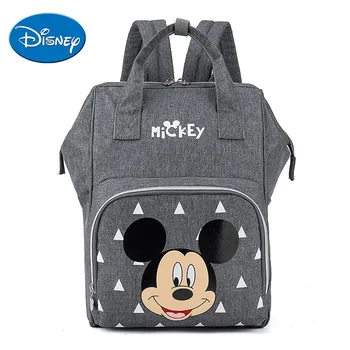 Disney Mickey Mouse Minnie Bebek Bezi Çantası Büyük Kapasiteli Analık Sırt Çantası Anne İçin Su Geçirmez Anne Çantası Uygun Sırt Çantaları