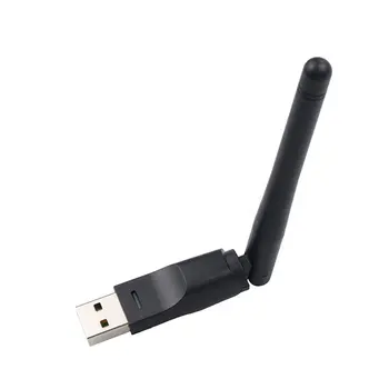 Kablosuz Ağ Kartı Adaptörü Ev Ofis Anten Kararlı Sinyal USB 2.0 Mini 300Mbps 2.4 GHz Seyahat Evrensel Dizüstü Taşınabilir