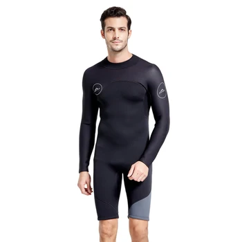 3MM Neopren Wetsuit erkek Moda Tek Parça Uzun Kollu Tüplü dalış elbisesi Sörf Güneş Koruyucu Sıcak Dalış Sörf dalgıç kıyafeti