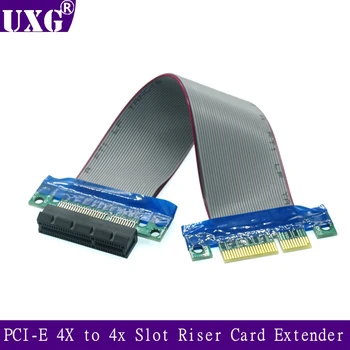 Yeni gelmesi PCI Express Flex Taşınmaya Kablo PCI - E 4X için 4x Yuvası Yükseltici kart uzatıcısı Uzatma Şerit için Bitcoin Madenci