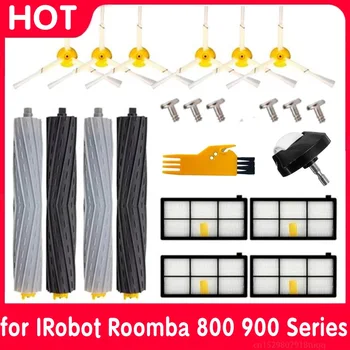 1 Takım HEPA filtreleri fırça kiti İRobot Roomba 800 900 Serisi için 860 870 880 890 960 980 990 robotlu süpürge Parçaları