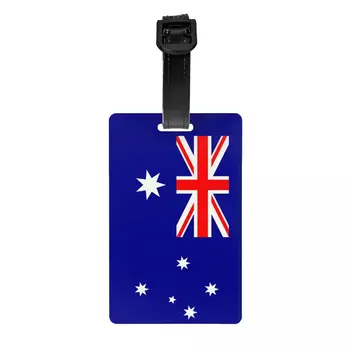 Bavullar için Avustralya Bayrağı Bagaj Etiketleri Komik Avustralya Gururu Bagaj Etiketleri Gizlilik Kapağı KİMLİK Etiketi