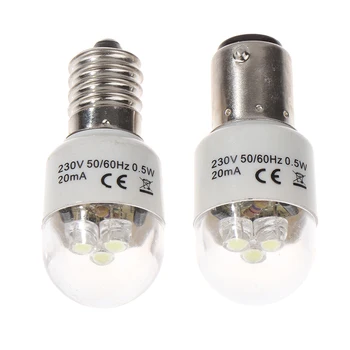 Dikiş LED ampul BA15D / E14 ışık aydınlatmak 0.5 W AC 190 - 250W lamba ev dikiş makinesi