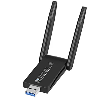 1300 Mbps 2.4 G 5G Çift Bant USB3.0 11ac Kablosuz Lan Kartı Bilgisayar USB wifi alıcısı Adaptörü 802.11 AC