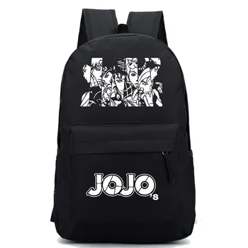 Sıcak Japonya Anime jojo'nun Tuhaf Macera Çantası Manga Cosplay Sırt Çantaları JOJOs Logo D Okul çantaları Seyahat Çantaları