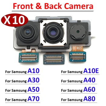 10 Adet / grup, ön Arka Ana Arka kamera kablosu Kablosu Samsung Galaxy A10 A20 A30 A40 A50 A60 A70 A80 A10E A105F A205F A305F