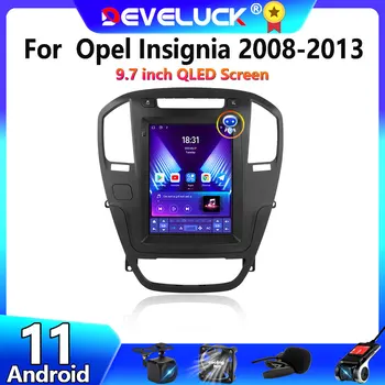 2 Din Android 11 Araba Radyo Opel Insignia İçin Buick Regal 2009-2013 Multimedya Video Oynatıcı Navigasyon GPS Carplay Otomatik QLED DSP