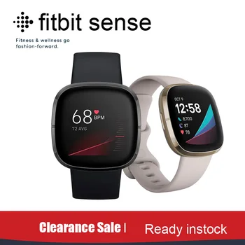 Fitbit Sense Gelişmiş Sağlık FB512 Spor Smartwatch Spor spor takip saati Spor Smartwatch Dahili GPS ile