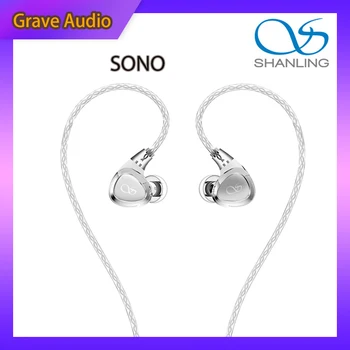 SHANLING SONO Kulak Kulaklık 2DD + 1BA Üçlü Hibrid Sürücü Ses 0.78 mm Değiştirilebilir Kablo Kablolu Kulaklık
