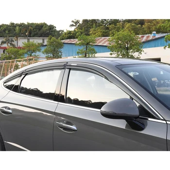CEYUSOT 6 ADET ARABA Pencere Siperliği YENİ Hyundai Sonata Pencere Yan Güneş Yağmur Koruma Kalkanı Dış Gövde Aksesuarları 2020 2021