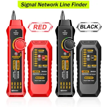 Ağ Kablosu Tracker Sinyal Ağ Hattı Bulucu Ağ Analizörü RJ45 RJ11 Telefon Hattı Ağ Tel Dedektörü Tracker Aracı