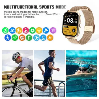 Kol saati Uygun Çok spor Modu Yüksek Sertlik Spor Sağlık Uyku Monitör Smartwatch Günlük Aksesuar