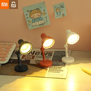 Xiaomi Youpin Masa Lambası Tavan Lambası LED Okuma Lambası Mini Aydınlatma Oyuncak Gece Lambası Çocuklar İçin Dollhouse Minyatür Mobilya