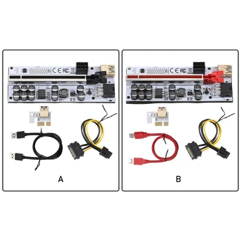 2/3 VER012MAX PCIE Kartı USB3 0 Express uzatma kablosu Yedek Adaptör Yuvası