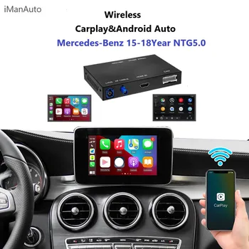 Kablosuz Carplay Arayüzü Dekoder Android Otomatik Kutu Mercedes A C G GLC CLA CLS GLA S W205 W222 Sınıf NTG5. 0 Araba Oyun
