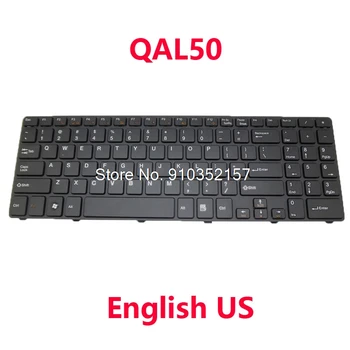 Laptop Yedek Klavye İçin Kelyx QAL50 İngilizce ABD Siyah Çerçeve Gümüş Çerçeve