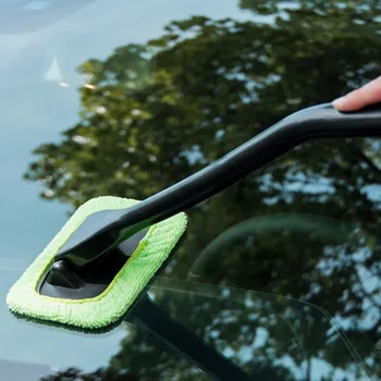Araba Pencere Temizleyici Fırça Seti Cam Temizleme yıkama aleti İç oto camı Silecek Uzun Saplı Araba Aksesuarları