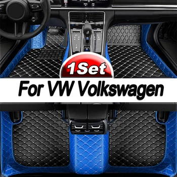 Araba Paspaslar VW Volkswagen Passat İçin B5 B5.5 1997 ~ 2005 Koruyucu Halı Lüks Deri Mat Kilim Pad Dayanıklı Araba Aksesuarları