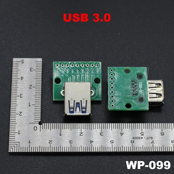 2 ADET 5 adet 10 ADET USB 3.0 A dişi konnektör Arayüzü 2.54 mm DIP PCB Dönüştürücü Adaptör kesme panosu
