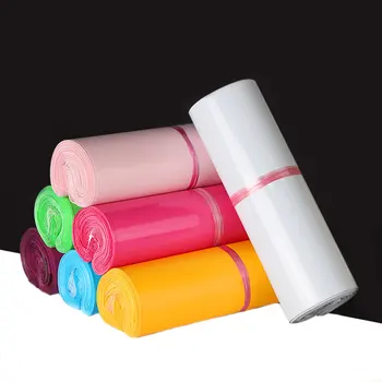 INPLUSTOP Plastik Zarf posta çantaları 50 Adet Mat Su Geçirmez Kurye Çantaları Kendinden Mühür Kalınlaşmak Poli Giyim Kılıfı sevkiyat poşetleri