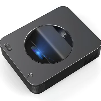 Mini 4k projektör Katlanabilir W-D06 Dahili Pil DLP Film projektör Android Taşınabilir Kısa Mesafeli Projektör