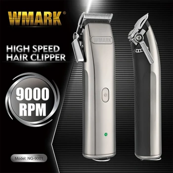 2022 WMARK NG-9001 Saç Kesme Makinesi 9000 rpm 4400 Pil Profesyonel Akülü Saç Kesme Saç Düzeltici Erkekler için Berber