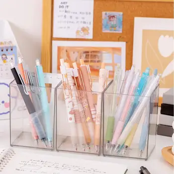 Kalem Konteyner Katı Akrilik Çok Fonksiyonlu Masaüstü makyaj fırçası kalemlik Konteyner Ev Gereçleri Kalem Organizatör Kalem Pot
